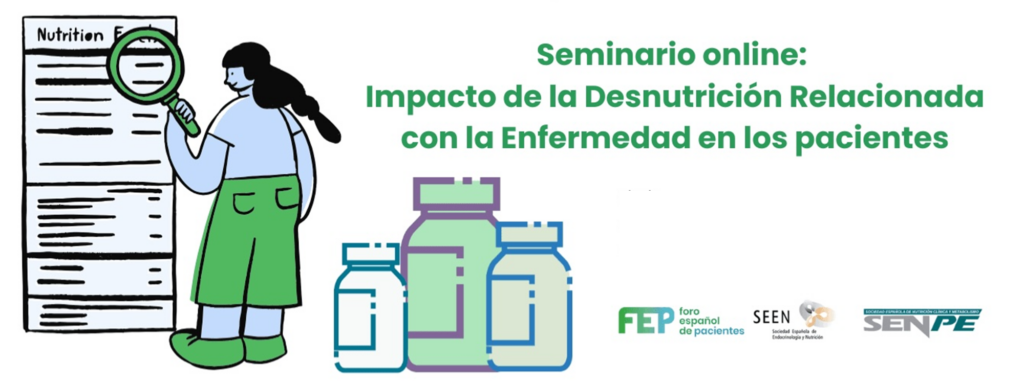 El 4 de diciembre, el Foro Español de Pacientes (FEP) e Hiris Care organizaron un seminario online para concienciar a las Asociaciones de Pacientes sobre la importancia y repercusiones de la Desnutrición Relacionada con la Enfermedad (DRE).