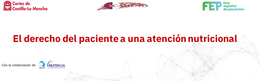 “El derecho del paciente a una atención nutricional” en las Cortes de Castilla-La Mancha (Toledo) 