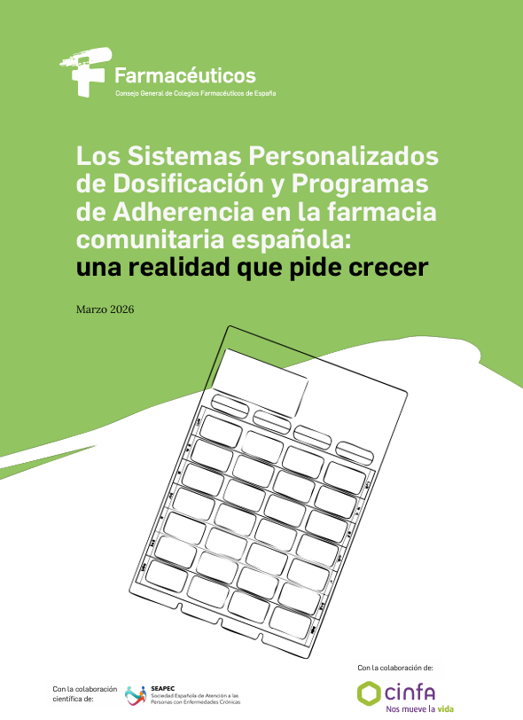 Portada SPD y Adherencia en farmacia española 2026
